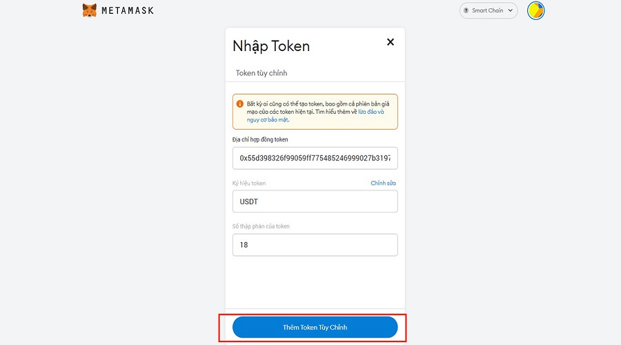 Instructions to recover money transferred by mistake on Metamask 2