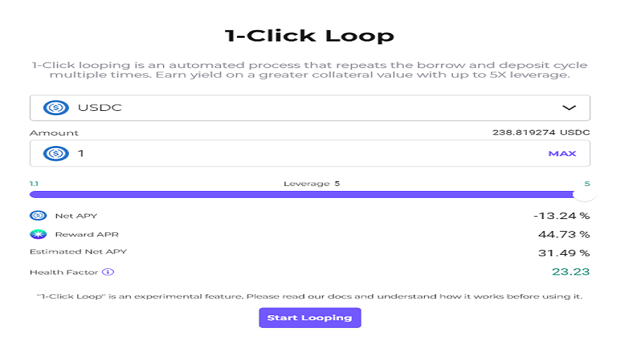 Looping feature