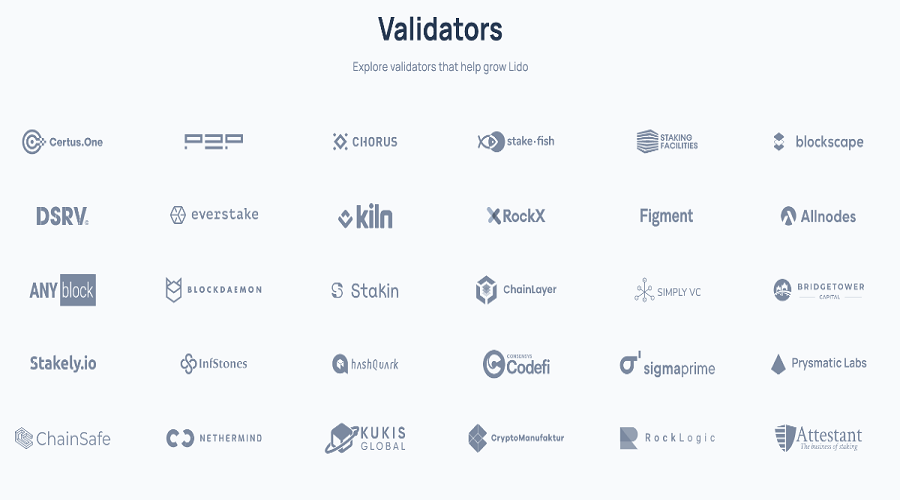 The partner group acts as Validator Partners