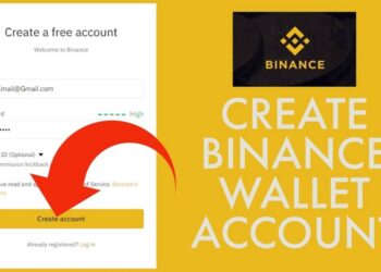 how to create binance account