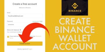 how to create binance account