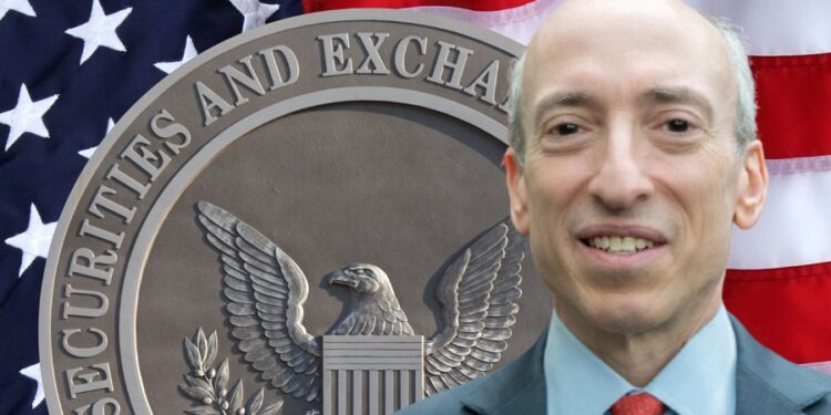 The chairman of the Securities and Exchange Commission (SEC) is identified as Gary Gensler